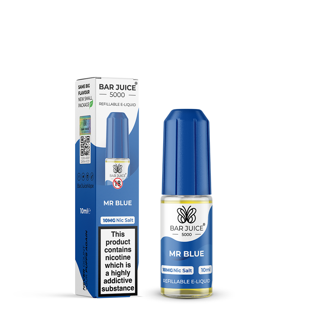 Bar Juice 5000 Mr Blue Nic Salt E-Liquid – 10ml